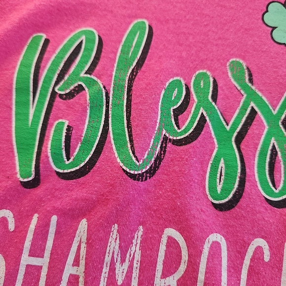Pink Shamrock Tee - Picture 3 of 3